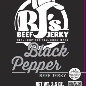 Black Pepper RJ's Meat Snacks poster